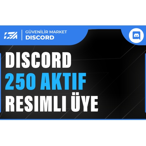  250 Discord 724 Aktif Üye - RESİMLİ